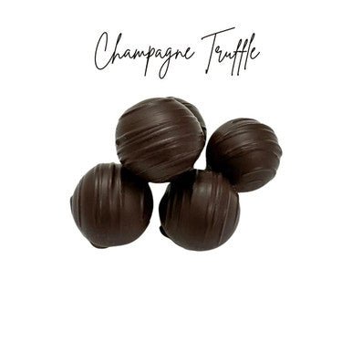 Champagne Truffle Dark Chocolate at whitehousepopcorn.com