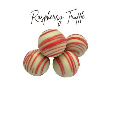 Raspberry Truffle White Chocolate at whitehousepopcorn.com
