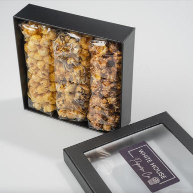 Trio Box Popcorn Gift Set available at Whitehousepopcorn.com
