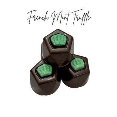 French Mint Truffle Dark Chocolate at whitehousepopcorn.com