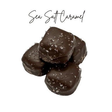 Sea Salt Caramel Dark Chocolate at whitehousepopcorn.com